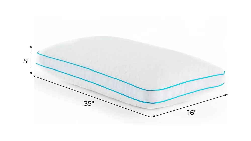 Sleep by Raymour & Flanigan FlexFill™ + HyperChill™ Pillow Dimensions