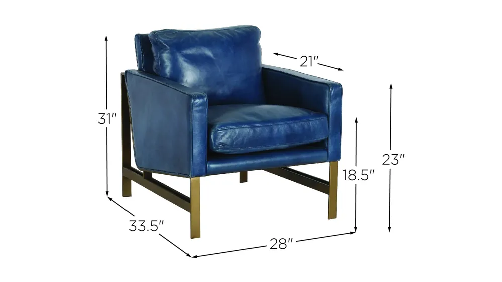 Chazzie Club Chair Dimensions