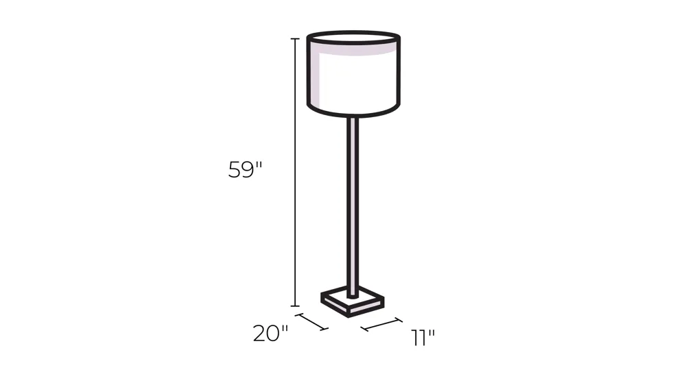 Emerson Floor Lamp Dimensions