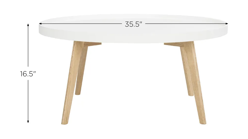 Zuri Round Coffee Table Dimensions