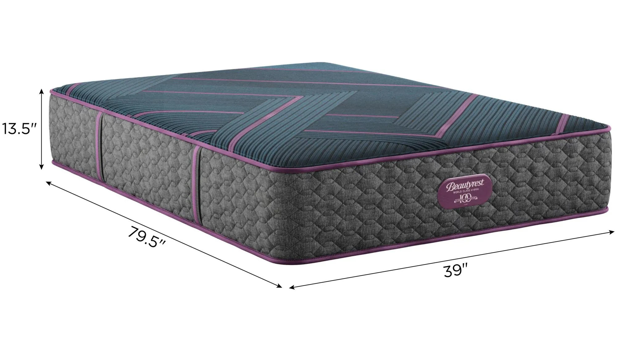 Beautyrest World Class Level Three Plush Hybrid Mattress