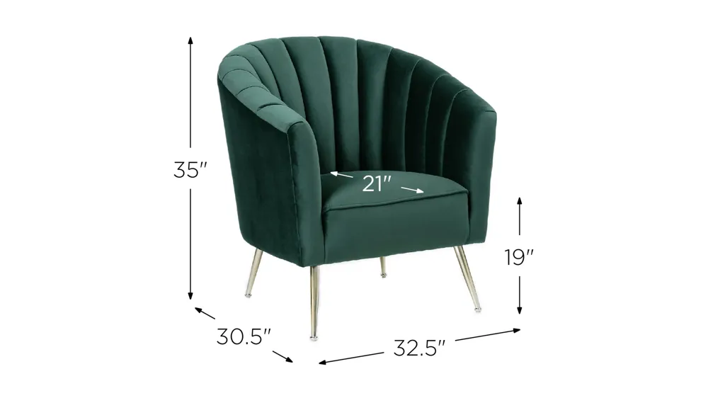 Rosemont Accent Chair (Set of 2) Dimensions