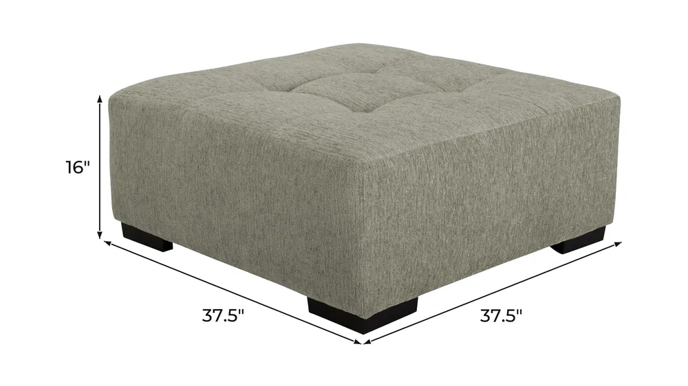 Jaden Cocktail Ottoman Dimensions