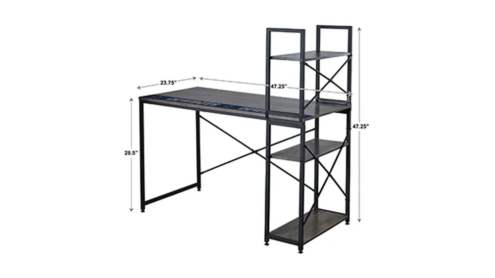 NFL Metal Office Desk Dimensions