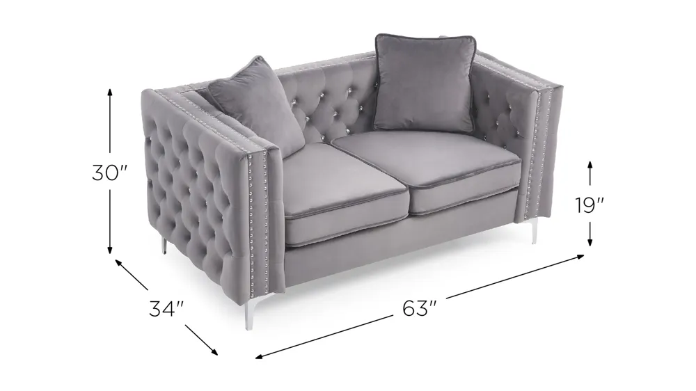 Paige Loveseat Dimensions