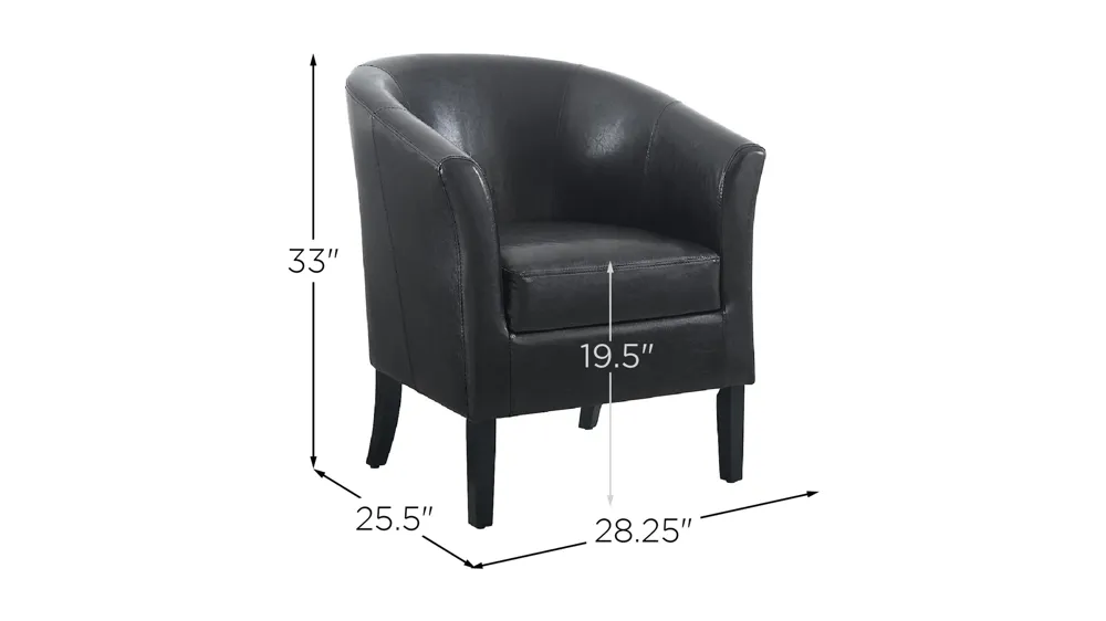 Simon Club Chair Dimensions