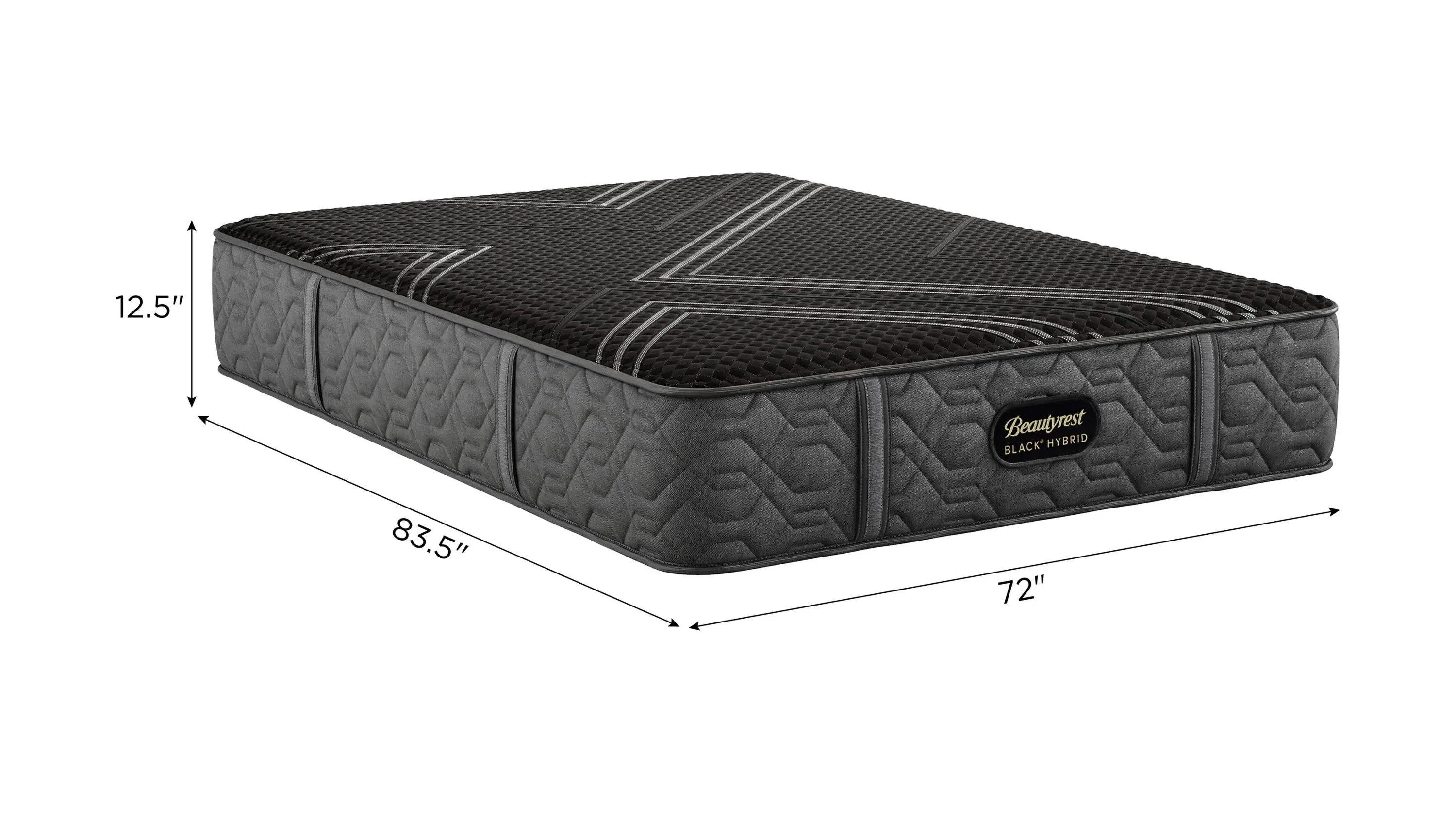 Beautyrest Black Hybrid Series One Firm Full Mattress Set - Thumbnail 3