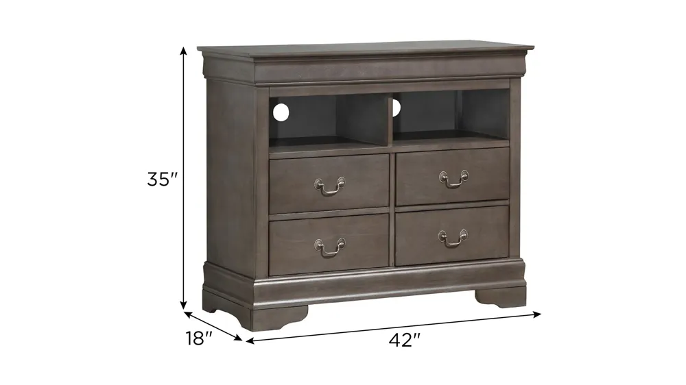 Rossie Media Chest Dimensions