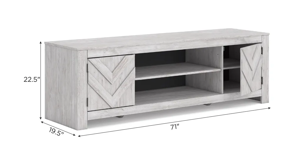 Cayboni TV Stand Dimensions