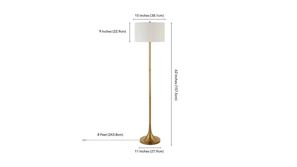Andrea Floor Lamp Dimensions