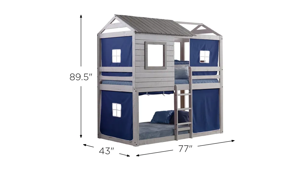Deer Blind Bunk Bed with Tent Kit Dimensions