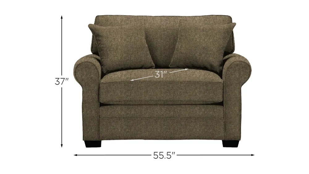 Wellsley Chair and a Half Dimensions