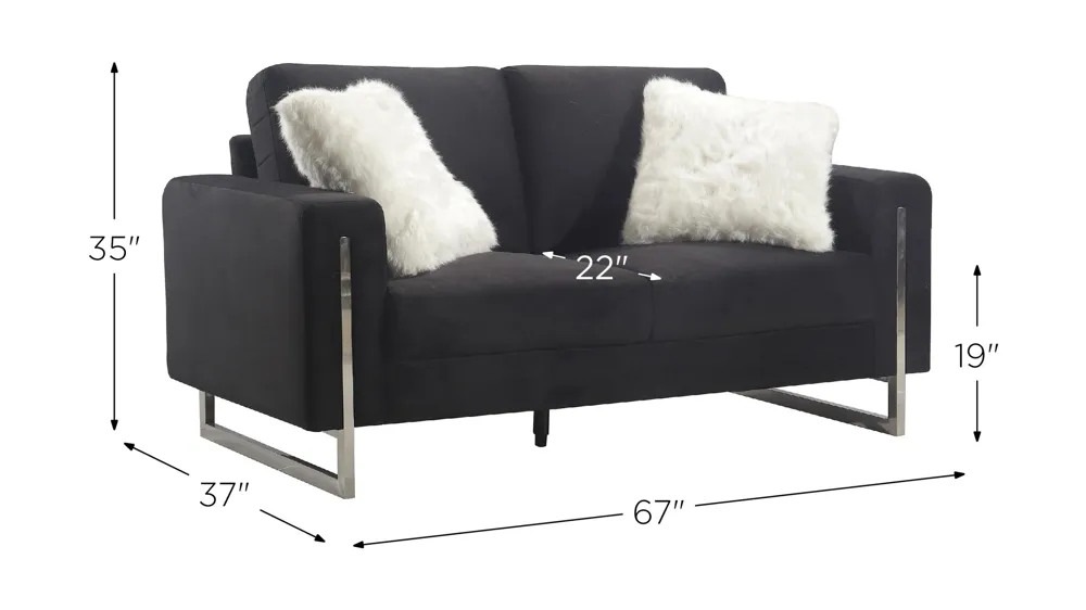 Griffin Loveseat Dimensions