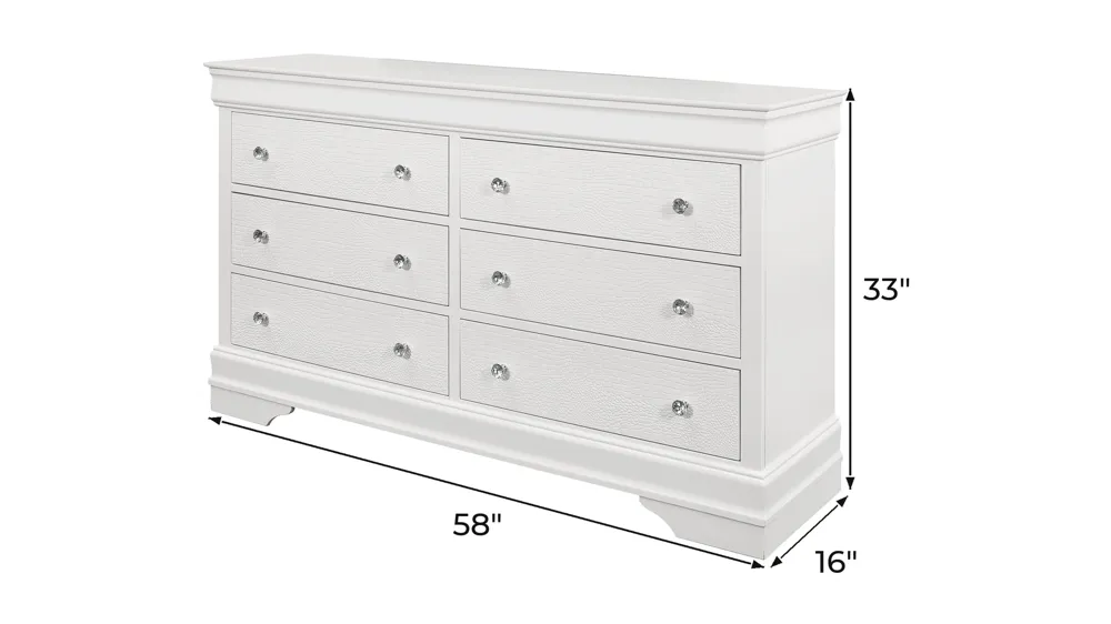 Pompei Dresser Dimensions