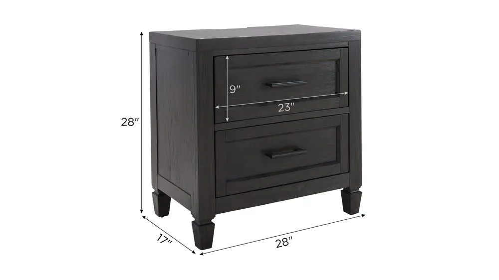 Dutton Nightstand Dimensions