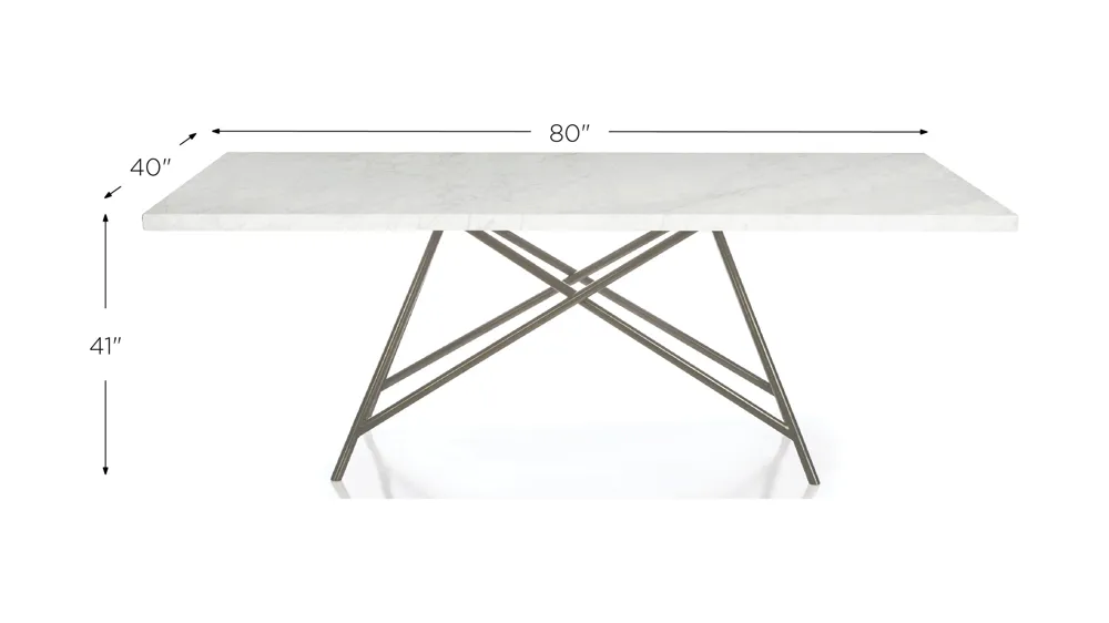 Coral Dining Table Dimensions
