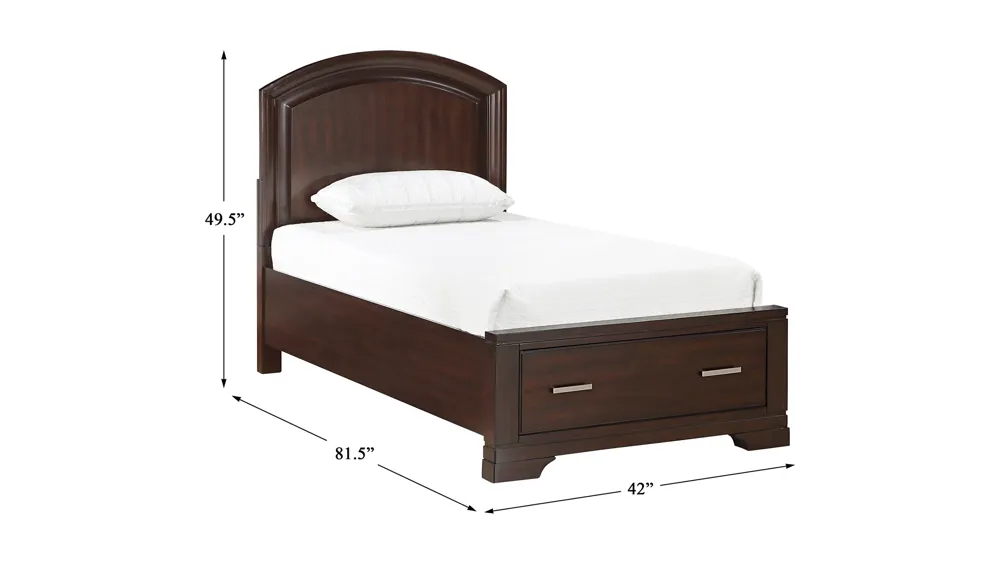 Wittenberry Storage Bed Dimensions