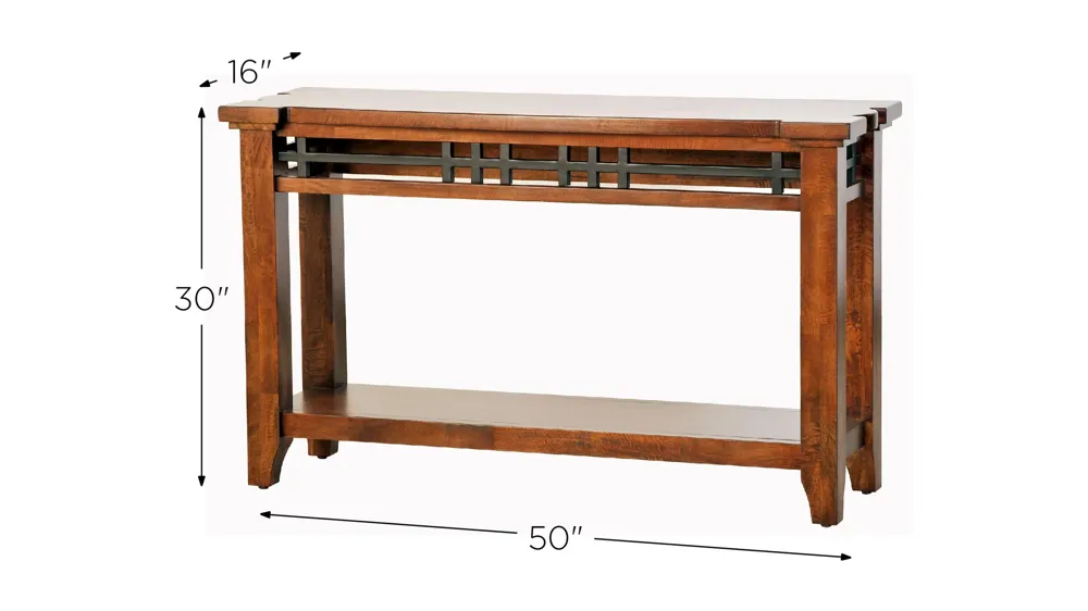 Whislter Sofa table Dimensions