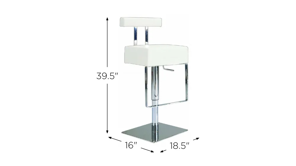 Dunmore Adjustable Swivel Stool Dimensions