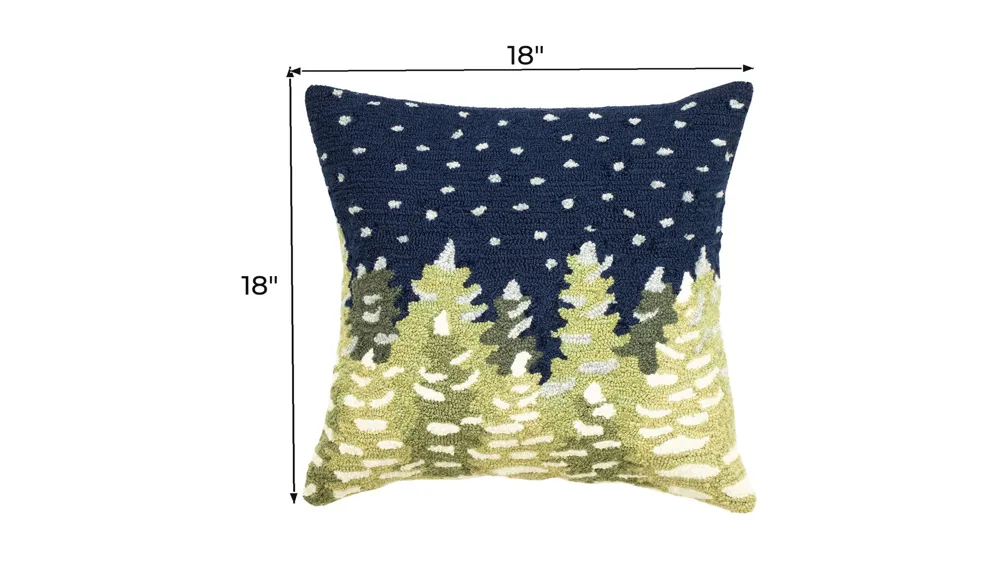Liora Manne Frontporch Let It Snow Pillow Dimensions