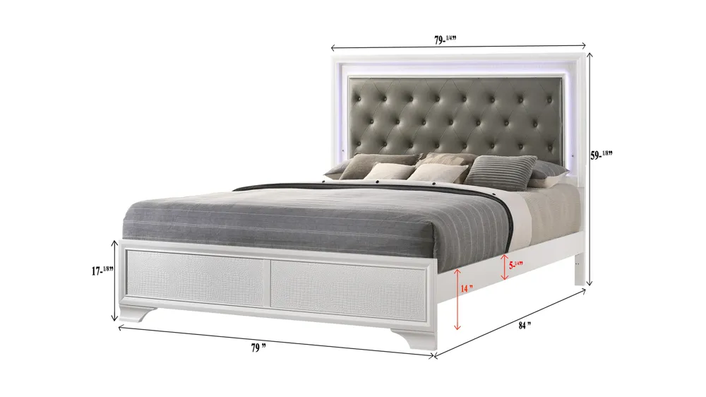 Lyssa Bed Dimensions