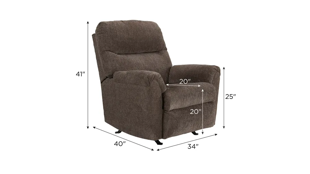 Ledger Power Rocker Recliner Dimensions