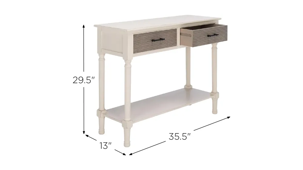 Gomez 2 Drawer Console Table Dimensions