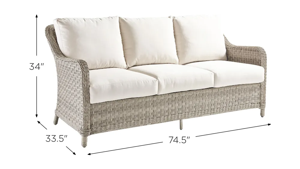 Mayfair Outdoor Sofa Dimensions
