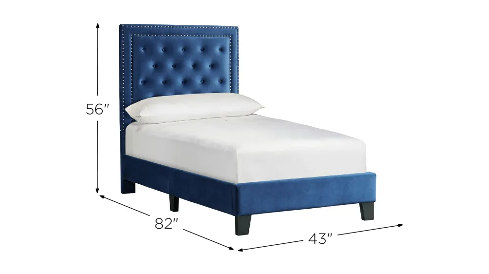 Teagan Upholstered Platform Bed Dimensions