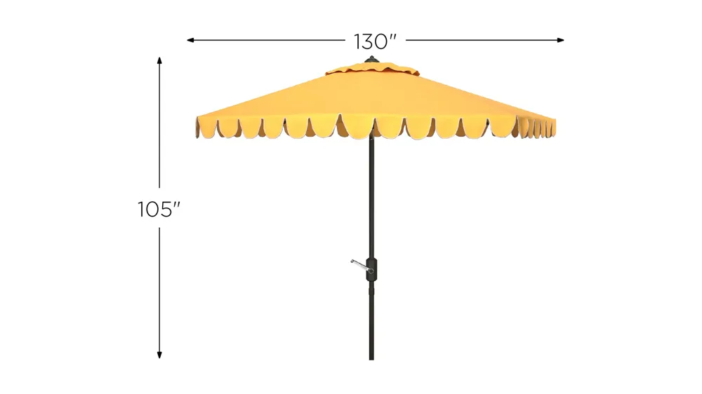Doreen Round Patio Umbrella Dimensions