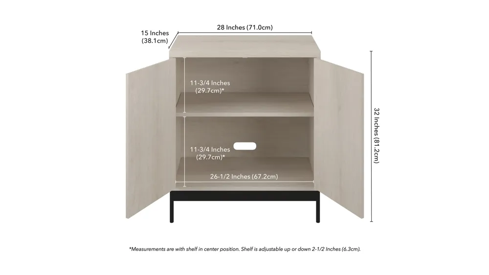 Whitman Accent Cabinet Dimensions
