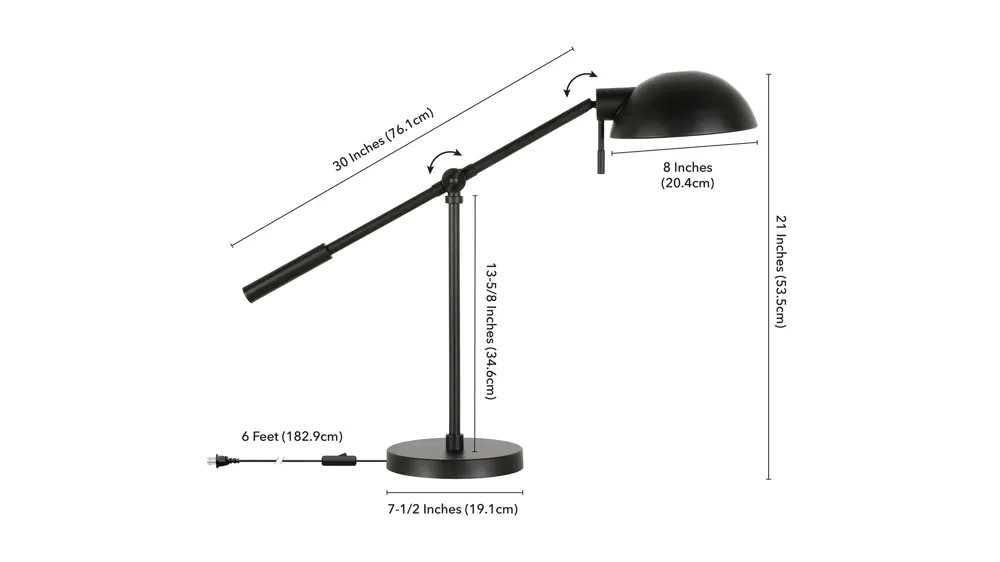 Jelen Table Lamp Dimensions