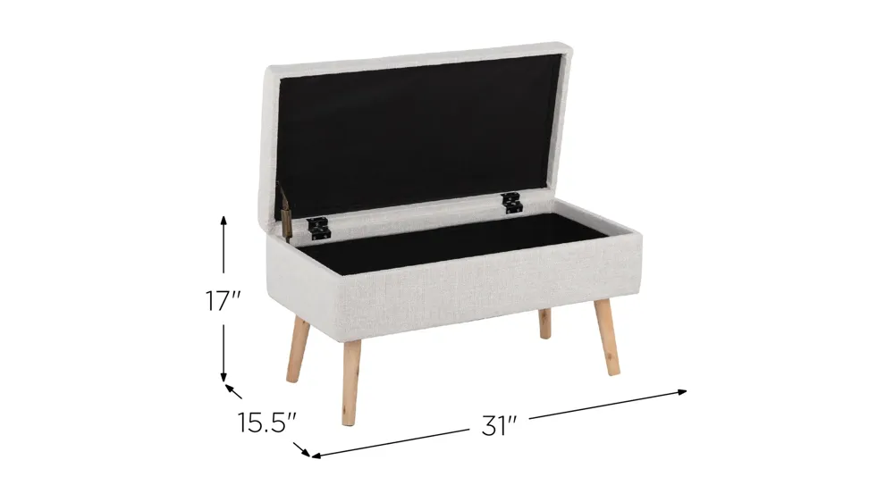 Nora Storage Bench Dimensions
