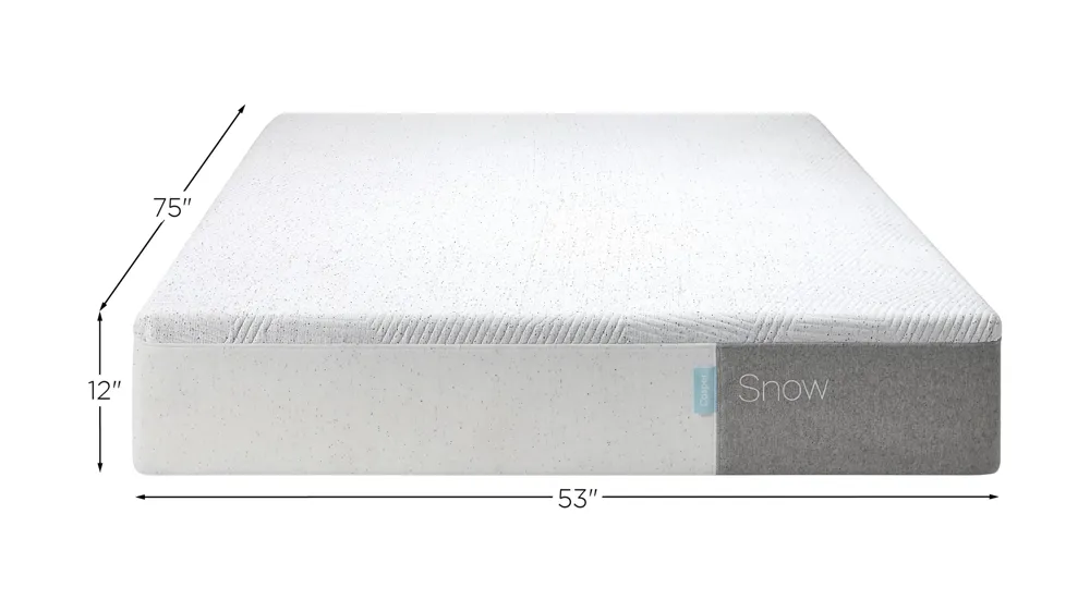 Casper Snow Medium Hybrid Mattress Dimensions