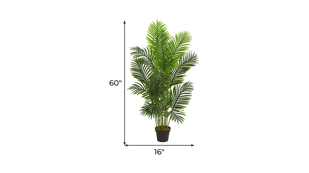 5ft. Paradise Palm Artificial Tree Dimensions