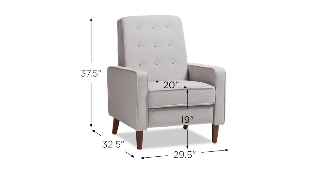 Mathias Lounge Chair Dimensions