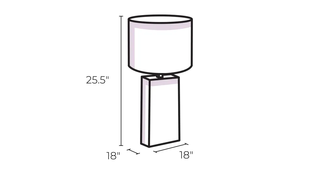 Martin Table Lamp Dimensions