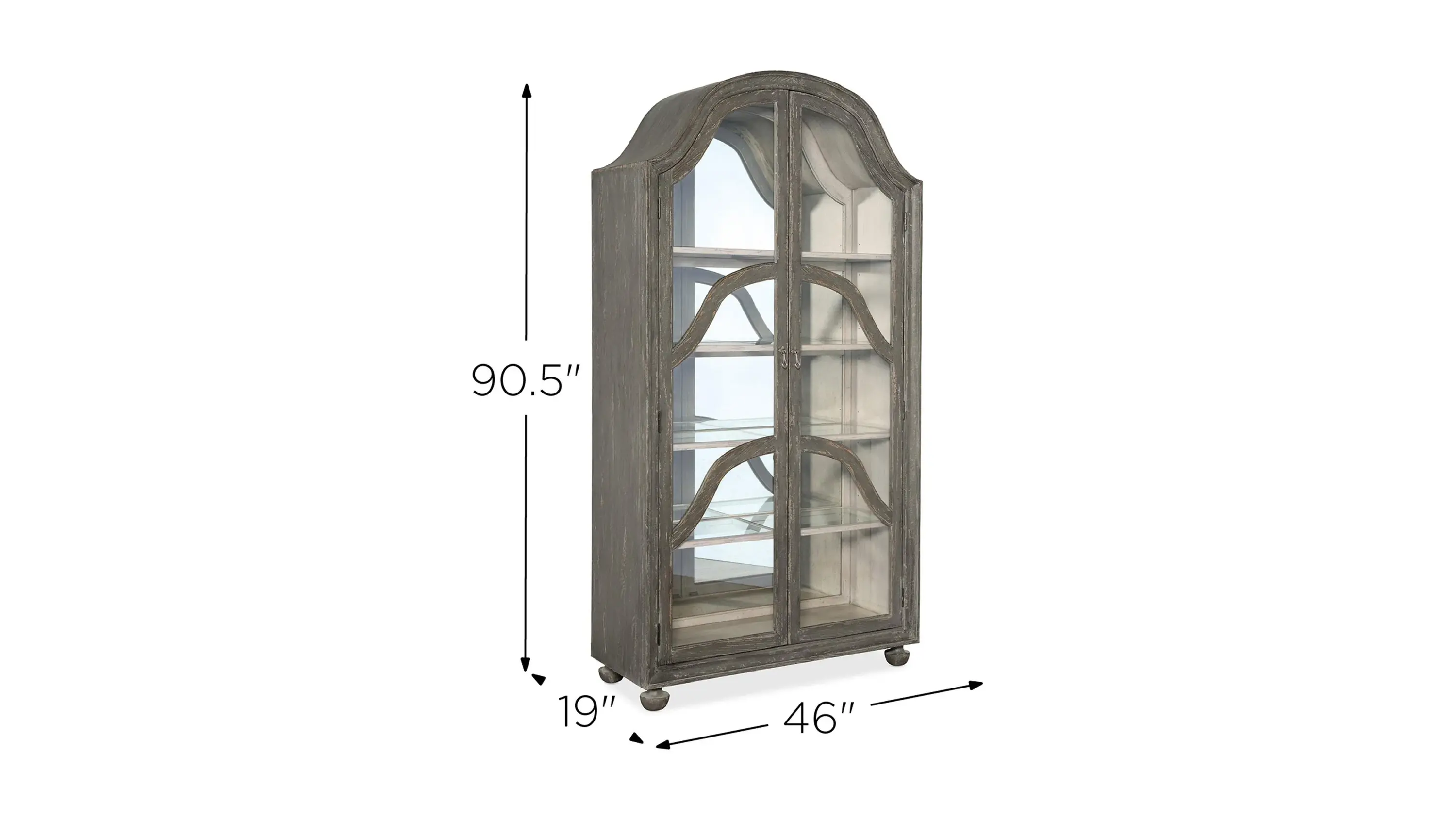 Alfresco Pottery Costa Display Cabinet - Thumbnail 4
