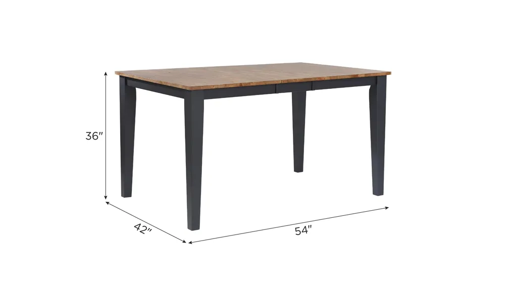 Autumn Winds Counter-Height Table Dimensions