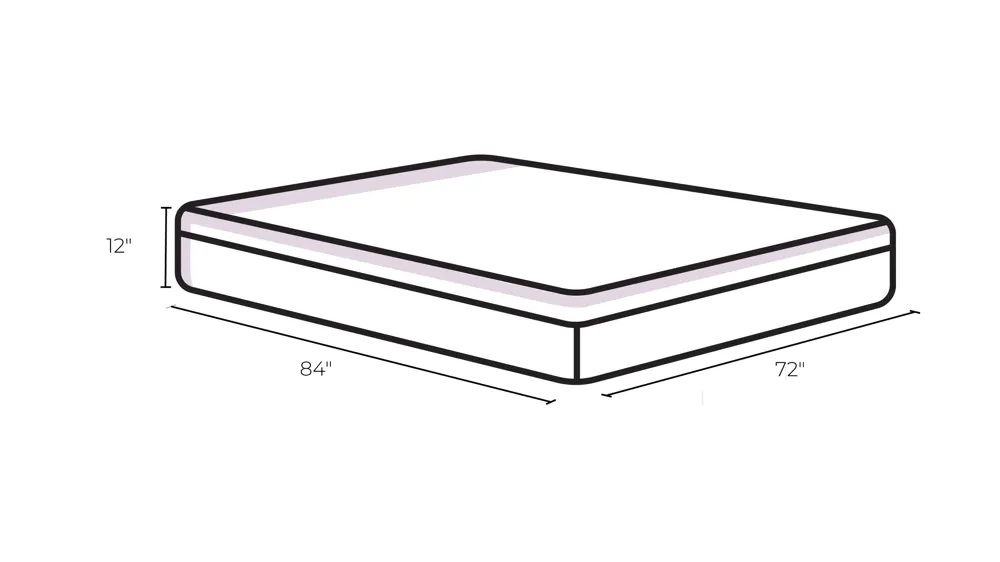 Tempur-Pedic ProBreeze 2.0 Medium Memory Foam Mattress Dimensions