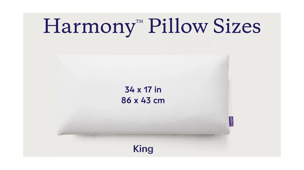 The Purple Harmony Pillow - King Dimensions