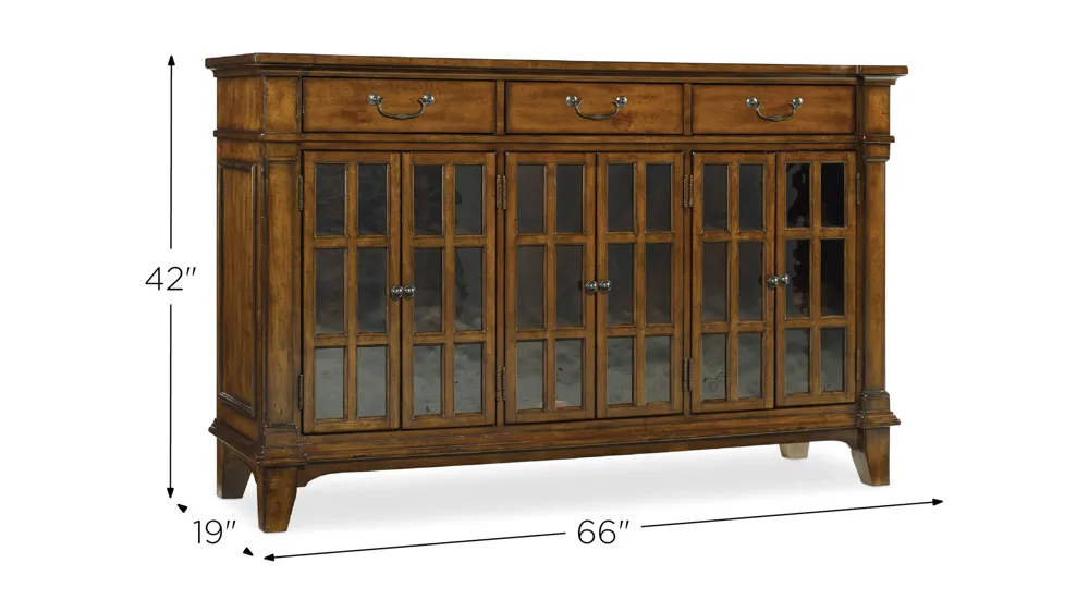 Tynecastle Buffet Dimensions