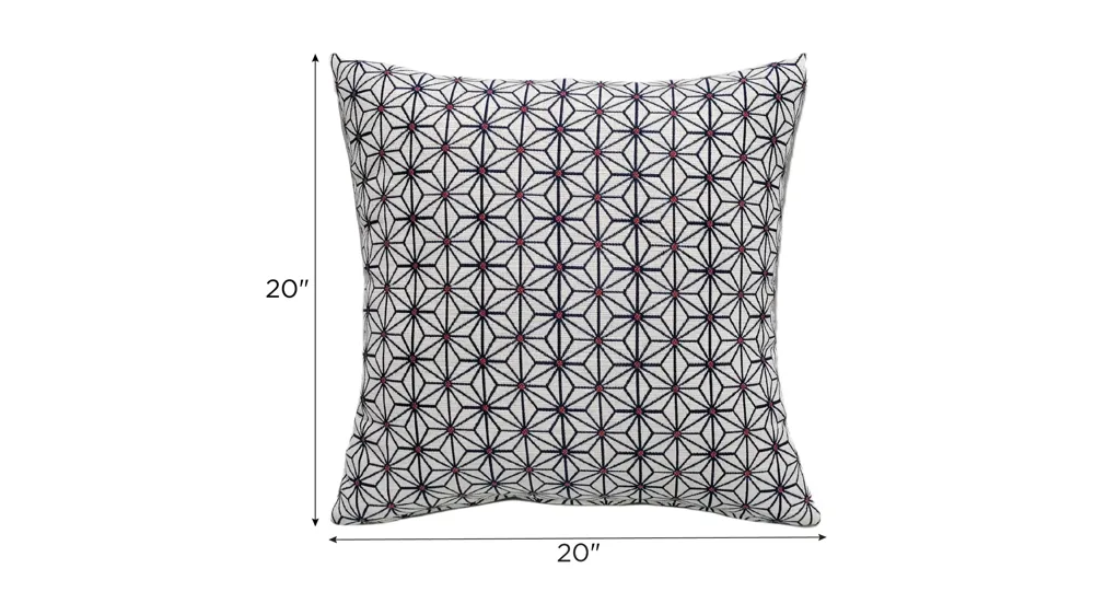 Kimberly Ann Designs Square Pillow - Set of 2 Dimensions
