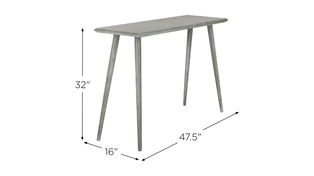 Werner Console Table Dimensions