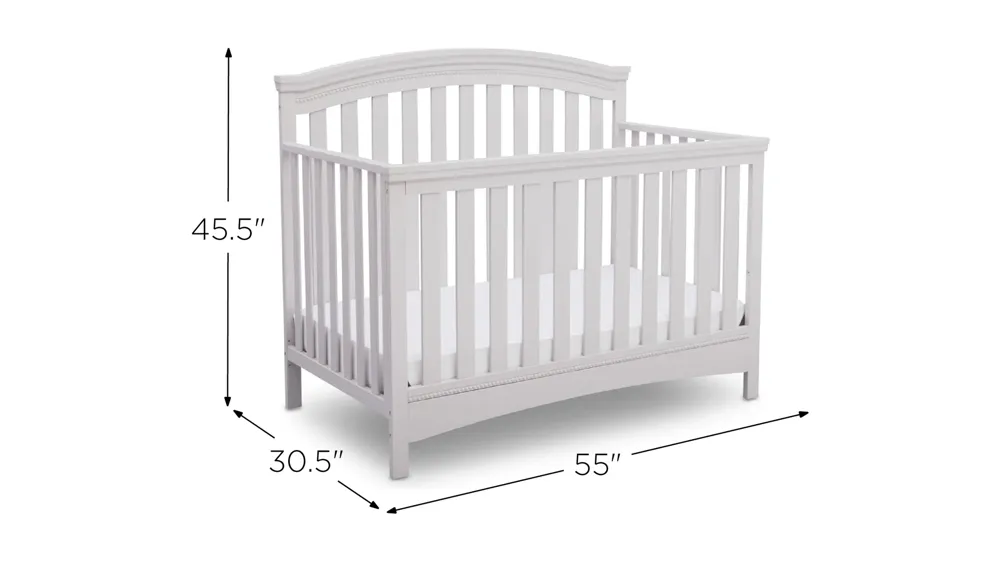Emerson Crib by Delta Children Dimensions