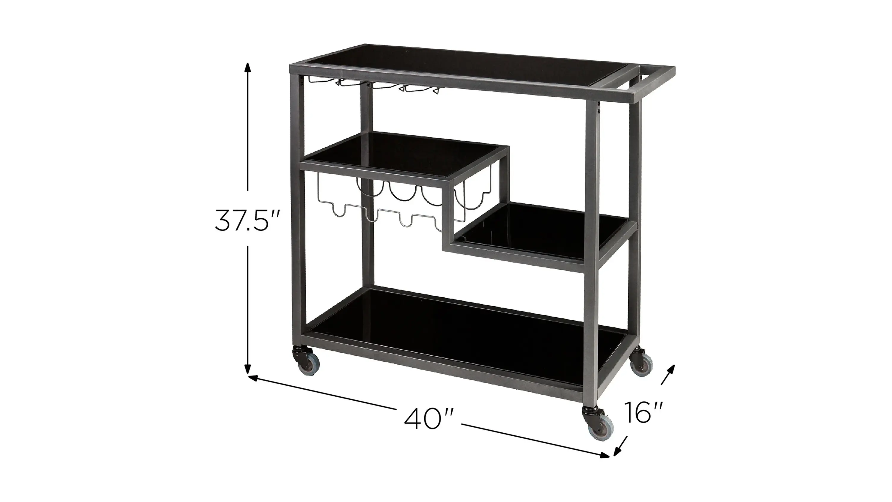 Miller Bar Cart - Thumbnail 2