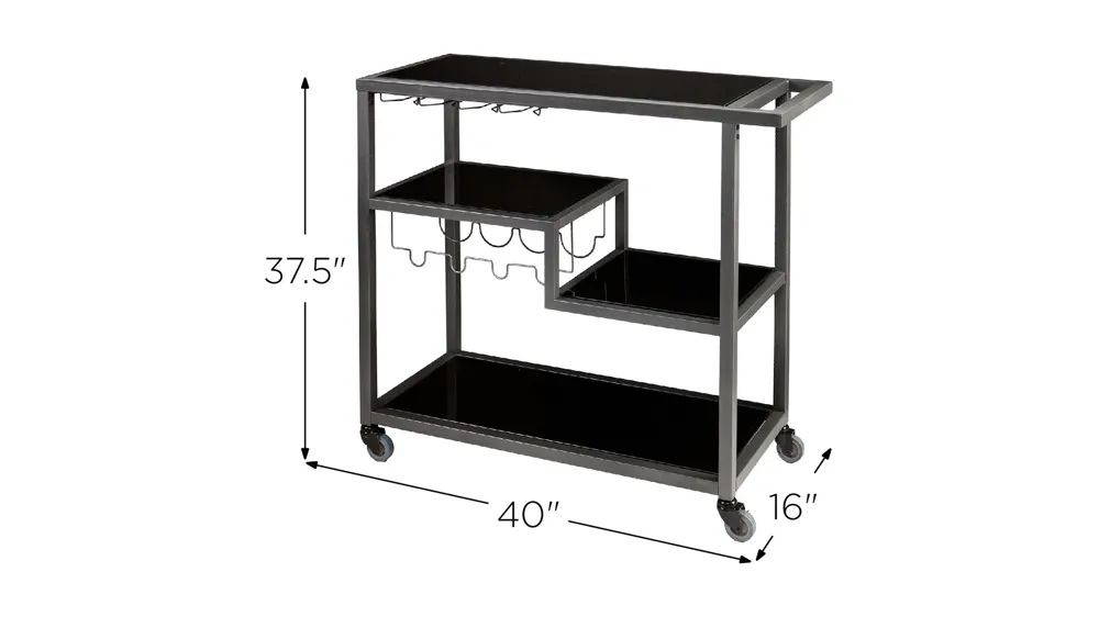 Miller Bar Cart Dimensions