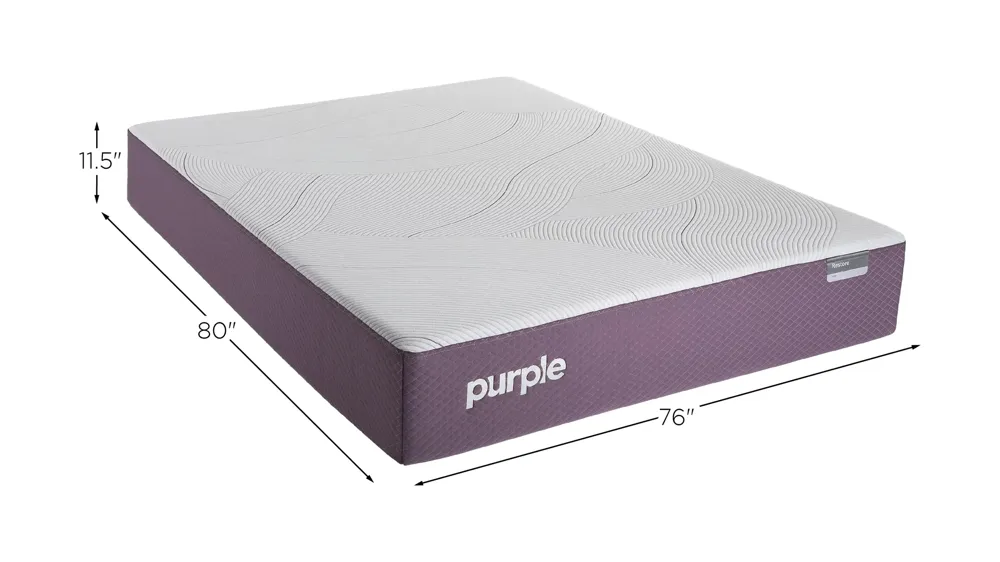 Purple Restore Firm Dimensions