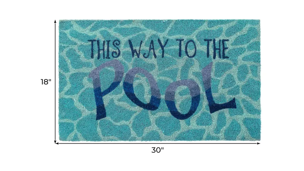 Liora Manne Natura This Way To The Pool Outdoor Mat Dimensions