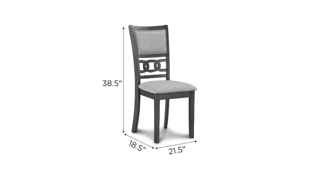 Millie Dining Chair - Set of 2 Dimensions